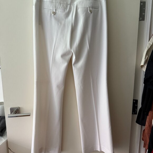 NWT Express Editor Flare white dress pants - Picture 3 of 5